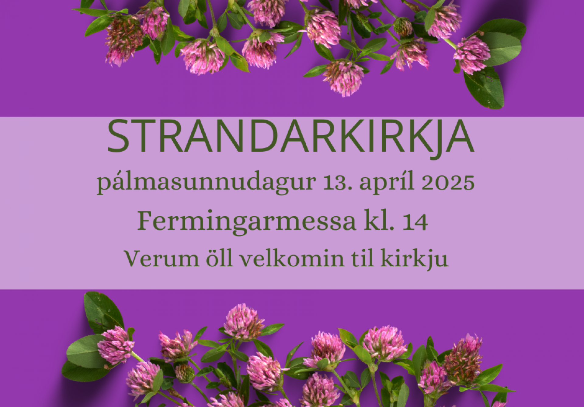 Fermingarmessa í Strandarkirkju